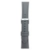 RMPACK Samsung Galaxy Watch 7 44mm 40mm Szíj - Bőrszíj Nappa Strap Pótszíj Óraszíj Szürke