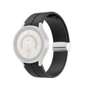   RMPACK Samsung Galaxy Watch 7 44mm 40mm Szilikon Sport Szíj Szilikon Fekete