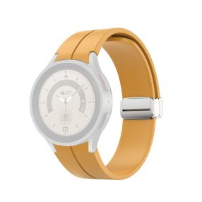   RMPACK Samsung Galaxy Watch 7 44mm 40mm Szilikon Sport Szíj Szilikon Sárga