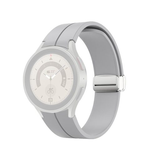 RMPACK Samsung Galaxy Watch 7 44mm 40mm Szilikon Sport Szíj Szilikon Szürke