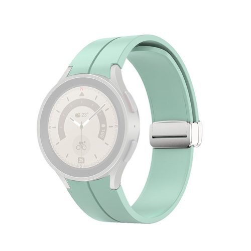 RMPACK Samsung Galaxy Watch 7 44mm 40mm Szilikon Sport Szíj Szilikon VilágosZöld