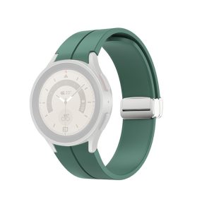   RMPACK Samsung Galaxy Watch 7 44mm 40mm Szilikon Sport Szíj Szilikon SötétZöld