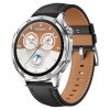 RMPACK Huawei Watch GT 5 46mm Bőrszíj Pótszíj Elegant Style Fekete