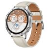 RMPACK Huawei Watch GT 5 46mm Bőrszíj Pótszíj Elegant Style Bézs