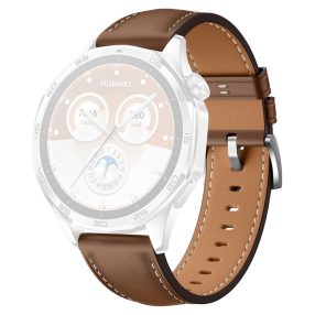   RMPACK Huawei Watch GT 5 46mm Bőrszíj Pótszíj Elegant Style Barna