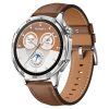 RMPACK Huawei Watch GT 5 46mm Bőrszíj Pótszíj Elegant Style Barna