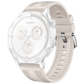  RMPACK Huawei Watch GT 5 46mm Óraszíj Pótszíj Sport Style Szíj Bézs