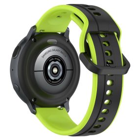  RMPACK Huawei Watch GT 5 46mm Pótszíj Óraszíj Szilikon DUAL Color Style Fekete-Lime