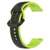 RMPACK Huawei Watch GT 5 46mm Pótszíj Óraszíj Szilikon DUAL Color Style Fekete-Lime