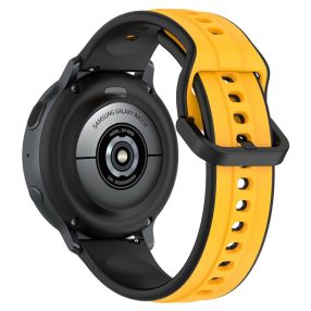   RMPACK Huawei Watch GT 5 46mm Pótszíj Óraszíj Szilikon DUAL Color Style Sárga-Fekete