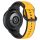 RMPACK Huawei Watch GT 5 46mm Pótszíj Óraszíj Szilikon DUAL Color Style Sárga-Fekete