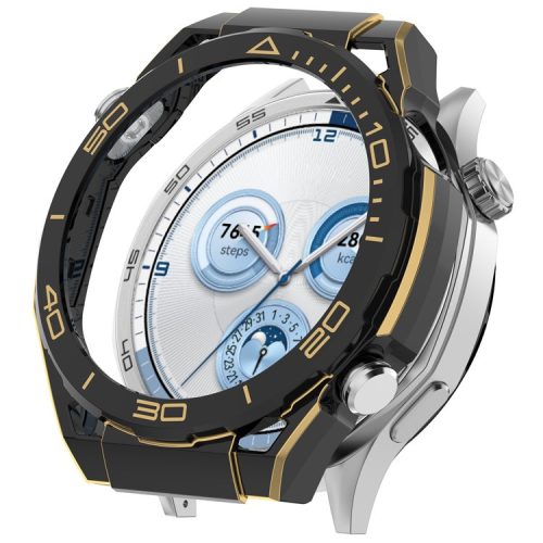 RMPACK Huawei Watch GT 5 46mm Védőkeret Protective Case - Fekete-Arany