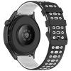 RMPACK Huawei Watch GT 5 46mm Szilikon Óraszíj Hole Style Minimal Pótszíj Fekete-Fehér