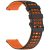 RMPACK Huawei Watch GT 5 46mm Szilikon Óraszíj Hole Style Minimal Pótszíj Fekete-Narancssárga