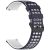 RMPACK Huawei Watch GT 5 46mm Szilikon Óraszíj Hole Style Minimal Pótszíj Sötétkék-Fehér