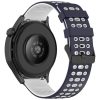 RMPACK Huawei Watch GT 5 46mm Szilikon Óraszíj Hole Style Minimal Pótszíj Sötétkék-Fehér