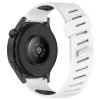 RMPACK Huawei Watch GT 5 46mm Óraszíj Future Twill Design Pótszíj Szilikon Szíj Fehér-Fekete