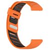 RMPACK Huawei Watch GT 5 46mm Óraszíj Future Twill Design Pótszíj Szilikon Szíj Narancssárga-Fekete