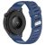 RMPACK Huawei Watch GT 5 46mm Óraszíj Future Twill Design Pótszíj Szilikon Szíj Sötétkék-Kék