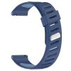RMPACK Huawei Watch GT 5 46mm Óraszíj Future Twill Design Pótszíj Szilikon Szíj Sötétkék-Kék