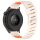 RMPACK Huawei Watch GT 5 46mm Óraszíj Future Twill Design Pótszíj Szilikon Szíj Csillagfény-Narancssárga