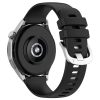 RMPACK Huawei Watch GT 5 46mm Szíj Szilikon WorkLife Strap Pótszíj Óraszíj Fekete