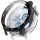 RMPACK Huawei Watch GT 5 46mm Védőkeret + Beépített Tempered Glass Kijelzővédő Fekete