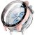 RMPACK Huawei Watch GT 5 46mm Védőkeret + Beépített Tempered Glass Kijelzővédő Rózsaarany