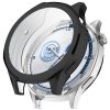 RMPACK Huawei Watch GT 5 46mm Szilikon Védőkeret Electro Fényes + Beépített Kijelzővédő Fekete