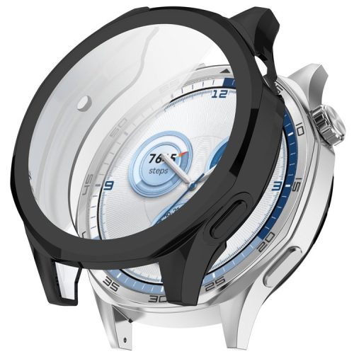 RMPACK Huawei Watch GT 5 46mm Szilikon Védőkeret Electro Fényes + Beépített Kijelzővédő Fekete