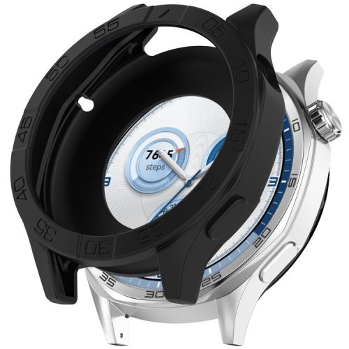 RMPACK Huawei Watch GT 5 46mm Védőkeret Szilikon Sport Edition Fekete