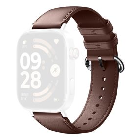   RMPACK Xiaomi Redmi Watch 5 Bőrszíj Pótszíj - Leather Style Óraszíj Barna