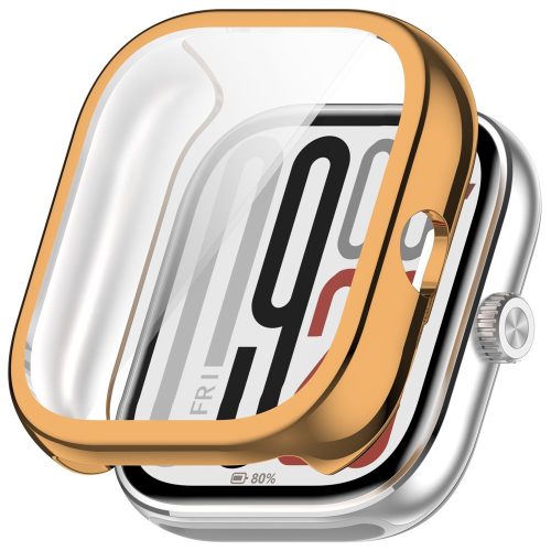 RMPACK Xiaomi Redmi Watch 5 Védőkeret Szilikon - Full 3D - Képernyővédővel Rózsaarany