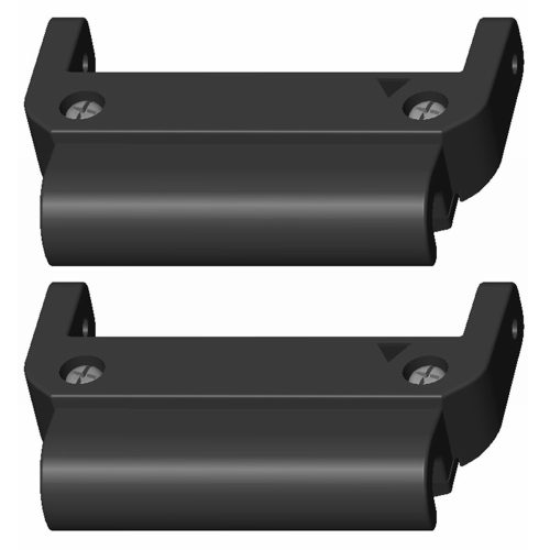 RMPACK Garmin Fenix 8 47mm / Fenix 7 / Fenix 7 Pro 22mm Fém Szíjcsatlakozó Adapter (1 pár) - Fekete