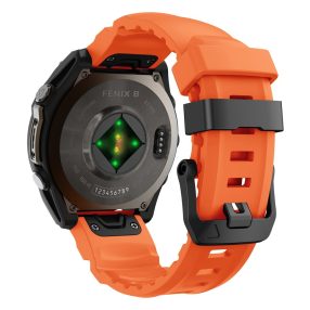   RMPACK Garmin Fenix 7 Pro / 7 / 6 Pro / 6 QuickFit 22mm Szilikon Óraszíj - Narancs