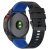 RMPACK Garmin Fenix 7 Pro Kétszínű Csíkos Szilikon Óraszíj - Fekete / Kék