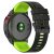 RMPACK Garmin Fenix 7 Pro Kétszínű Csíkos Szilikon Óraszíj - Fekete / Lime