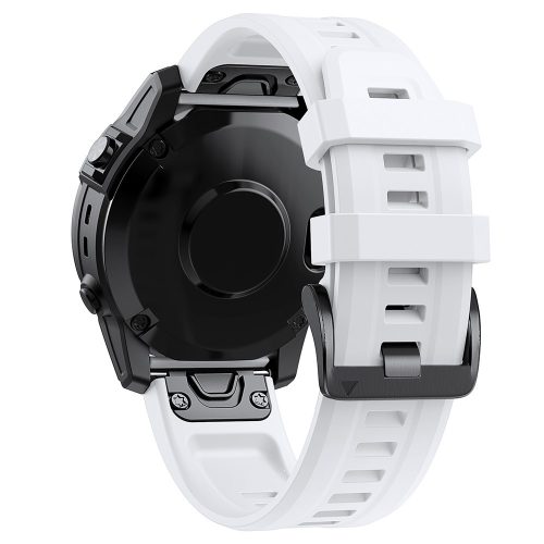 RMPACK Garmin Fenix 7 / 7 Pro QuickFit 22mm Szilikon Óraszíj - Fehér