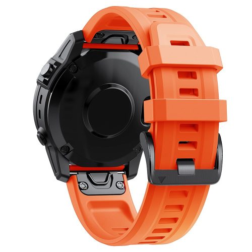 RMPACK Garmin Fenix 7 / 7 Pro QuickFit 22mm Szilikon Óraszíj - Narancs