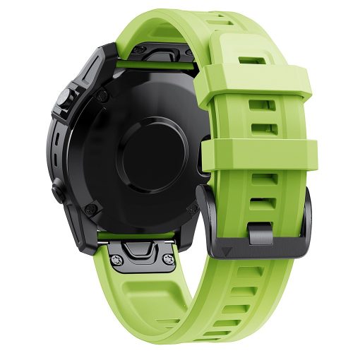 RMPACK Garmin Fenix 7 / 7 Pro QuickFit 22mm Szilikon Óraszíj - Zöld