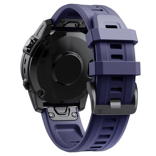RMPACK Garmin Fenix 7 / 7 Pro QuickFit 22mm Szilikon Óraszíj - Sötétkék