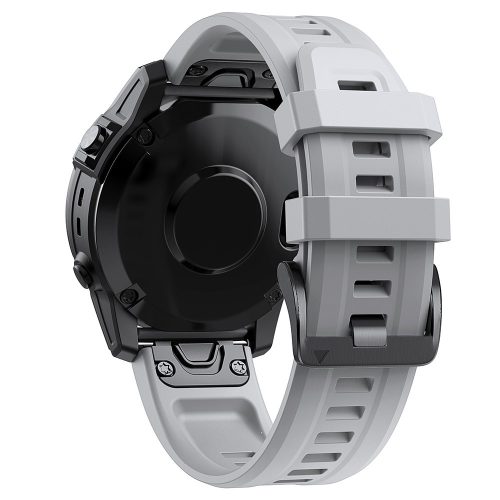 RMPACK Garmin Fenix 7 / 7 Pro QuickFit 22mm Szilikon Óraszíj - Szürke