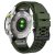 RMPACK Garmin Fenix 7 / 7 Pro 22mm Kétszínű Szilikon Óraszíj 3 Soros Szellőző Lyukakkal - Katonazöld / Fekete