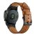 RMPACK Bőr Óraszíj Varrással Garmin Fenix 8 47mm / E 47mm 22mm – Barna