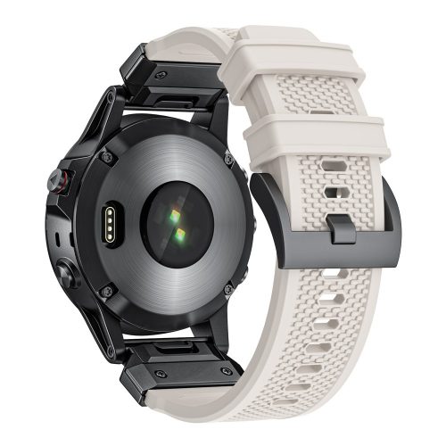 RMPACK Sport Szilikon Óraszíj Garmin Fenix 8 47mm / Fenix E 47mm 22mm – Starlight
