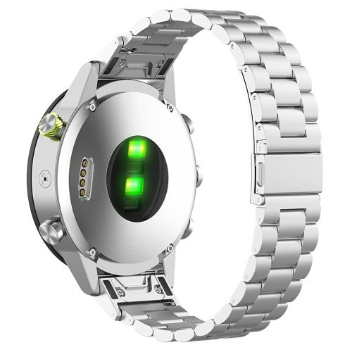 RMPACK Titán Series Fémszíj Óraszíj Garmin Fenix 8 47mm / E 47mm 22mm – Ezüst