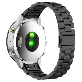   RMPACK Titán Series Fémszíj Óraszíj Garmin Fenix 8 47mm / E 47mm 22mm – Fekete