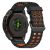 RMPACK Dupla Csatos Szilikon Óraszíj Garmin Tactix 8 47mm / Fenix 8 47mm / Fenix E 47mm 22mm – Fekete / Narancs