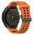 RMPACK Dupla Csatos Szilikon Óraszíj Garmin Tactix 8 47mm / Fenix 8 47mm / Fenix E 47mm 22mm – Narancs / Fekete