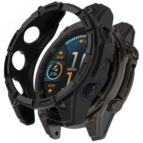 RMPACK TPU Tok Anti-Karcálló Garmin Fenix 8 47mm Hollow Style Keret – Fekete